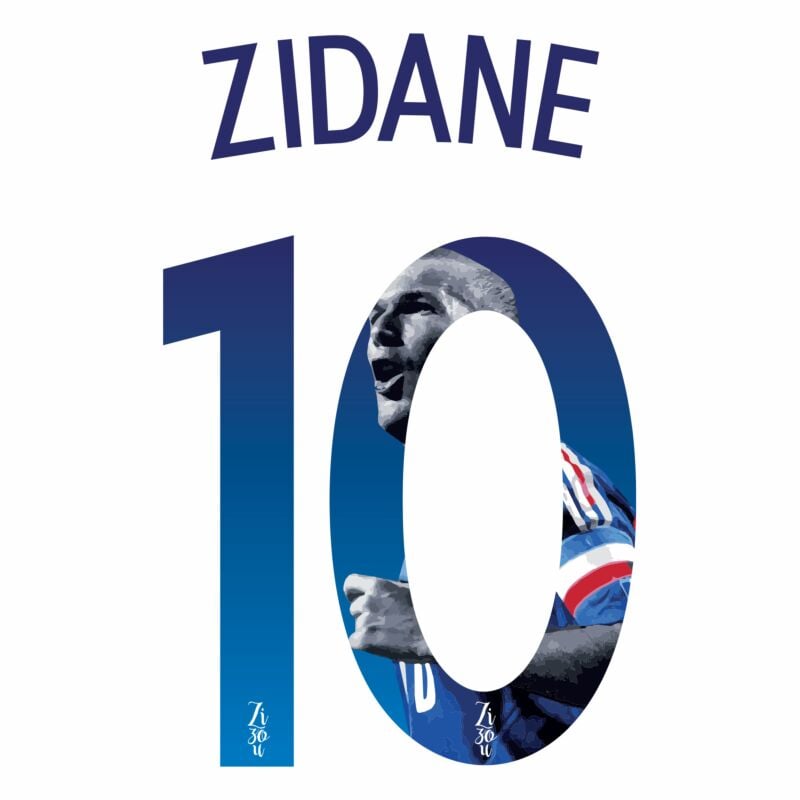 特殊印字(非官方)ZIDANE 10