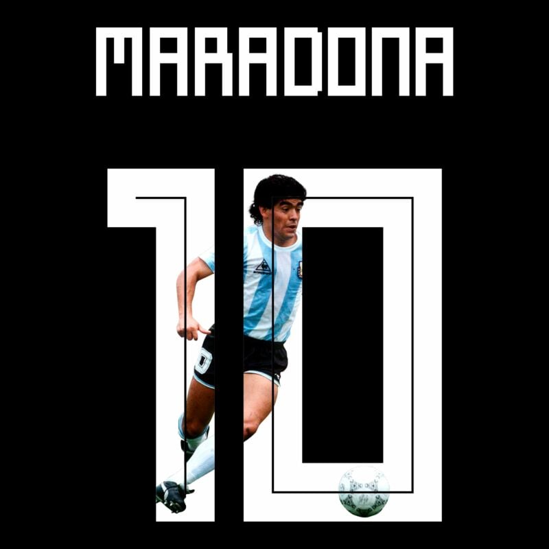 特殊印字(非官方)MARADONA 10