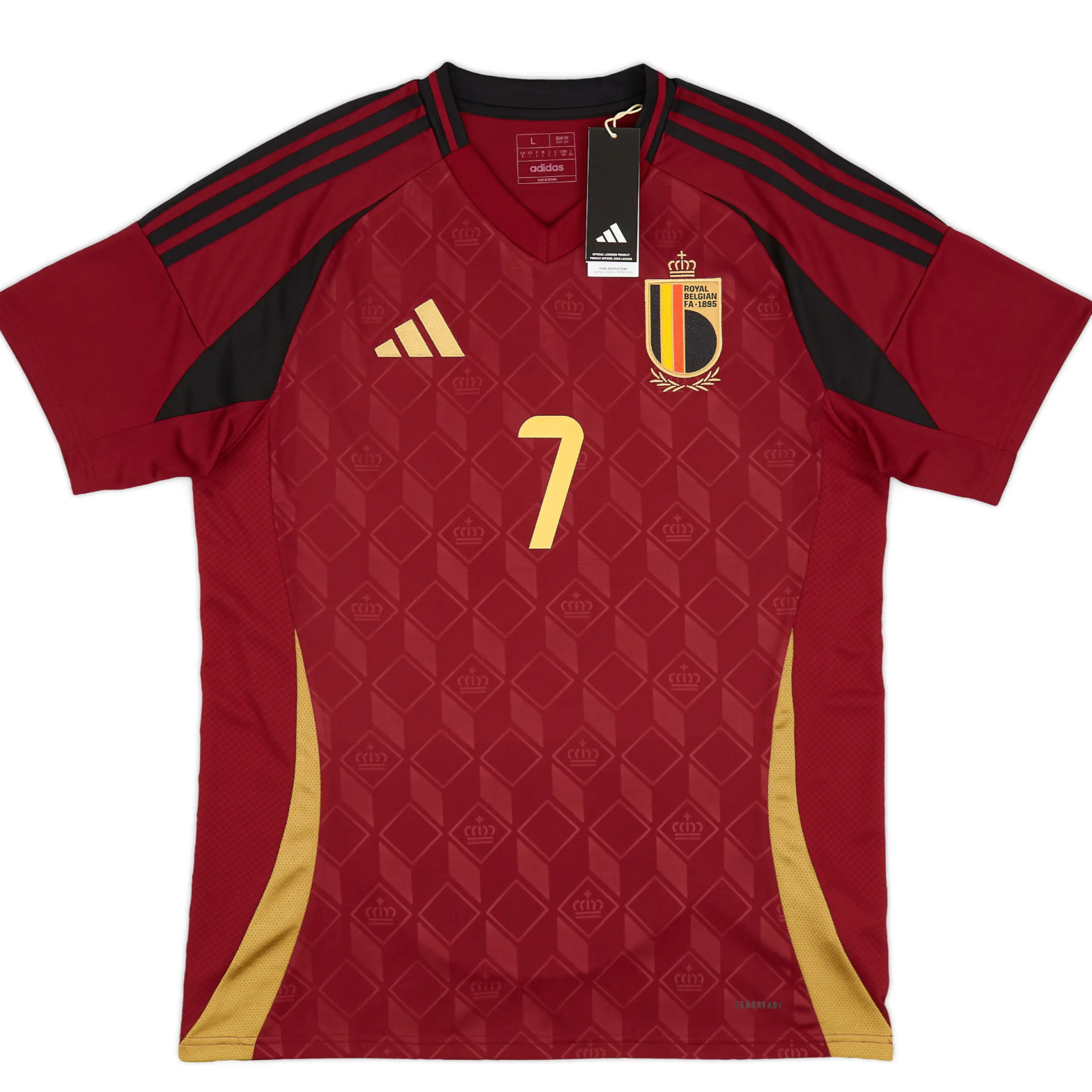 2024-25 Belgium Home Shirt +De Bruyne
