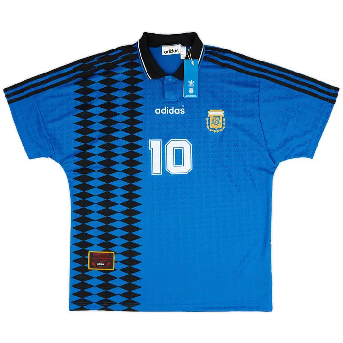 阿根廷 1994 官方復刻客場 | 1994 Argentina adidas Originals Reissue Away Shirt #10
