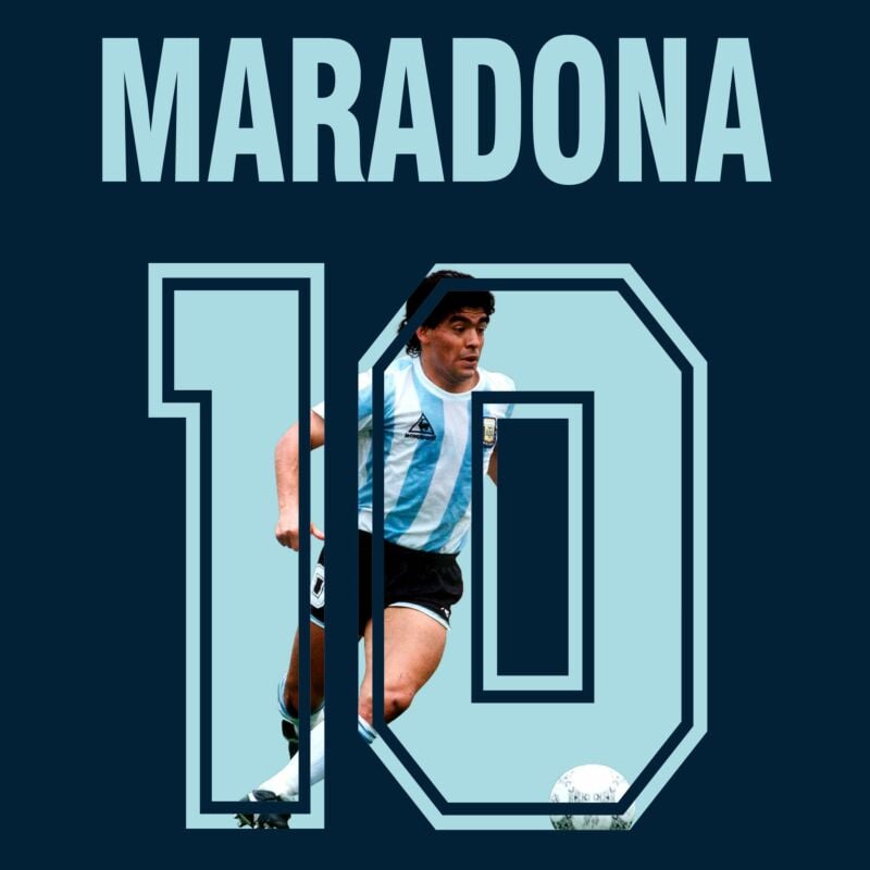 特殊印字(非官方)MARADONA 10