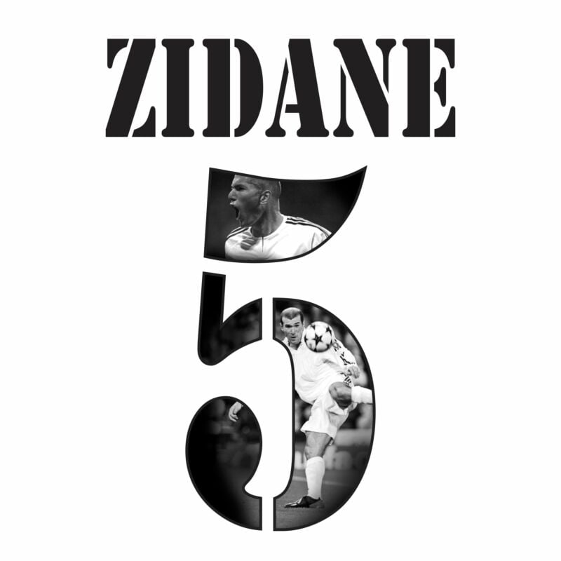 特殊印字(非官方)ZIDANE 5