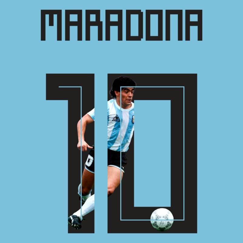 特殊印字(非官方)MARADONA 10