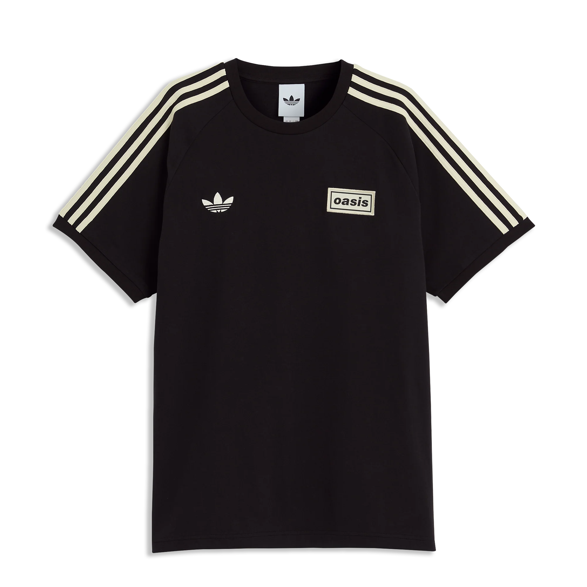 Oasis Live '25 Adidas 3 Stripes T-Shirt Black