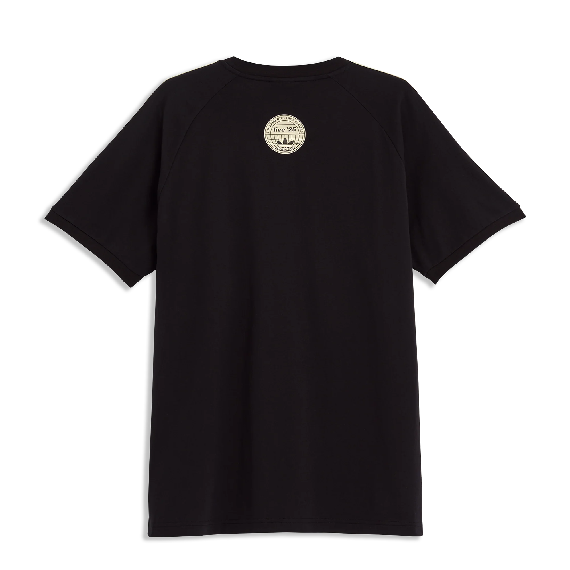 Oasis Live '25 Adidas 3 Stripes T-Shirt Black