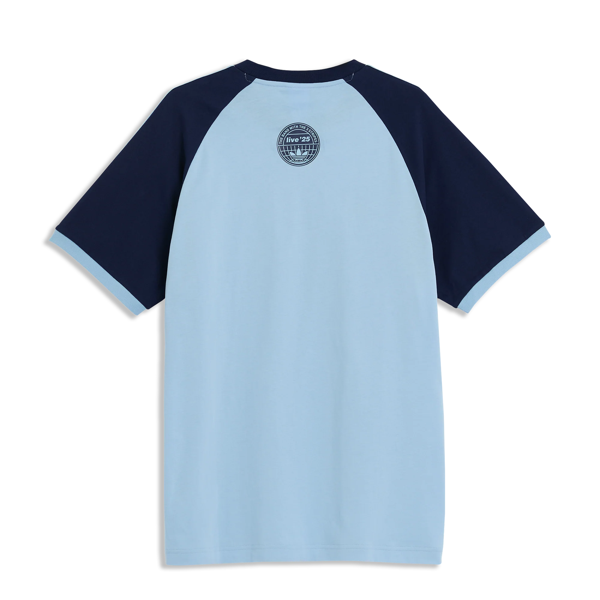 Oasis Live '25 Adidas 3 Stripes T-Shirt Sky