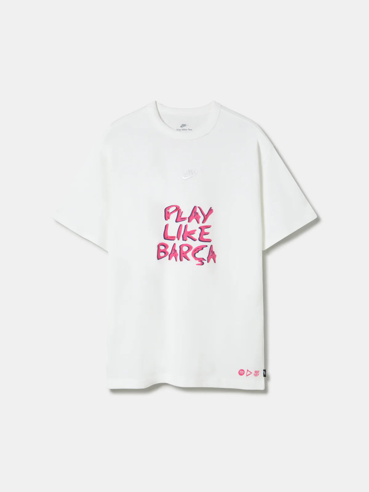 PLAY LIKE BARCA | Barcelona White Tee | El Clasico Limited Edition
