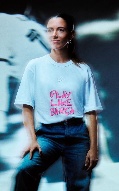 PLAY LIKE BARCA | Barcelona White Tee | El Clasico Limited Edition