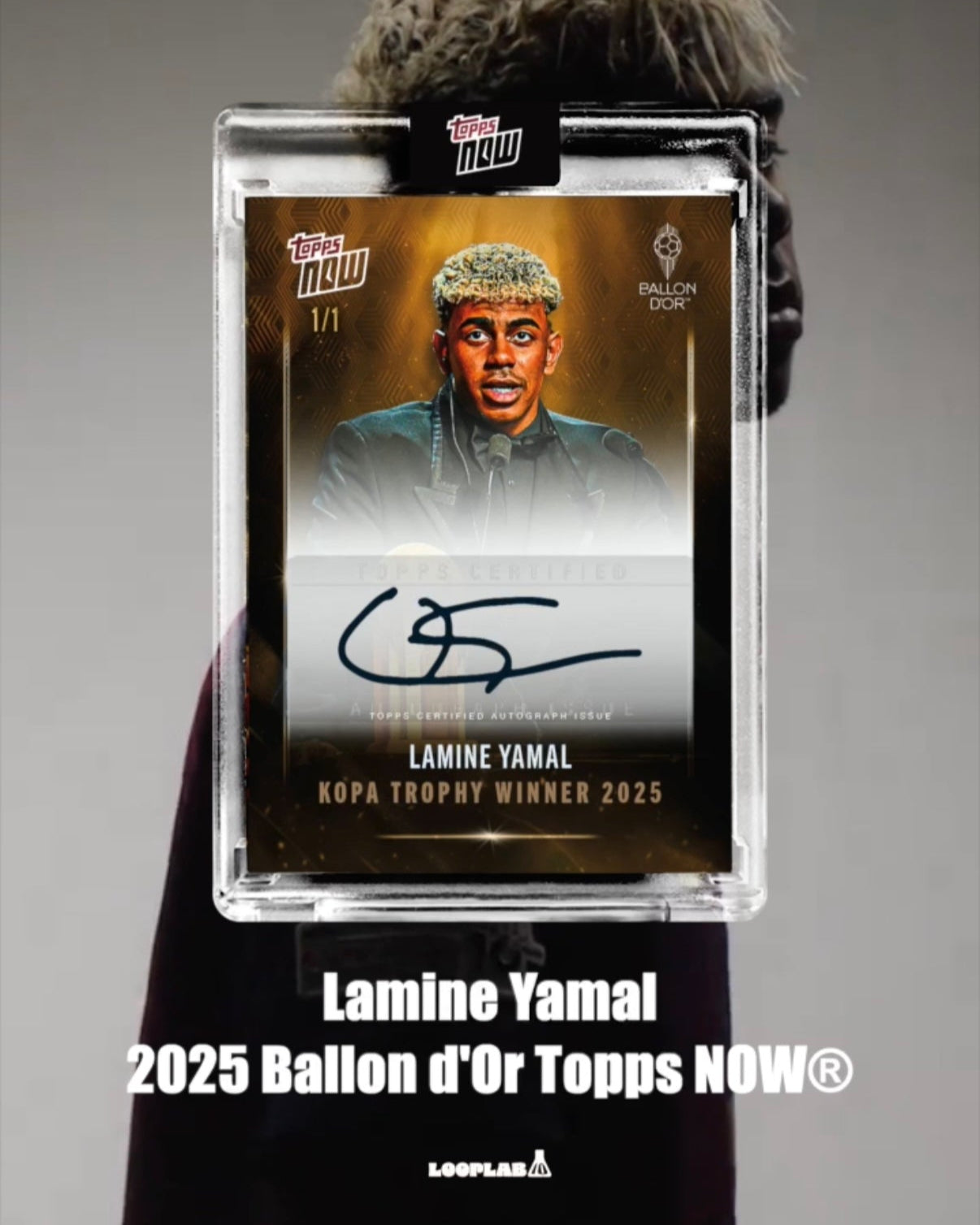 Lamine Yamal / 2025 Ballon d'Or Topps NOW® / Card 6 / LOOK FOR AUTO & RELICS