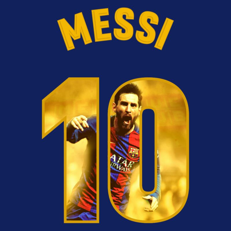 特殊印字(非官方)MESSI 10