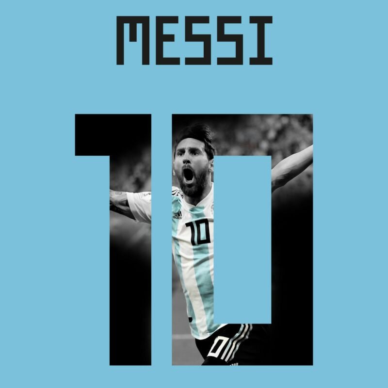 特殊印字(非官方)MESSI 10