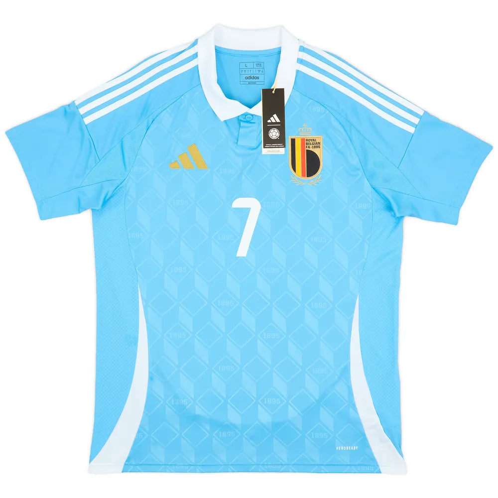 2024-25 Belgium Away Shirt + De Bruyne