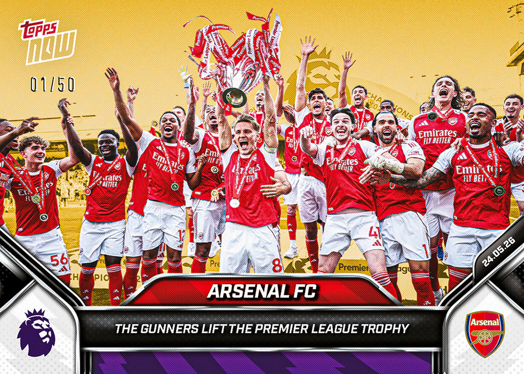 [6/2限時預購] Arsenal FC - 2025-26 Premier League Topps NOW® - Card 200