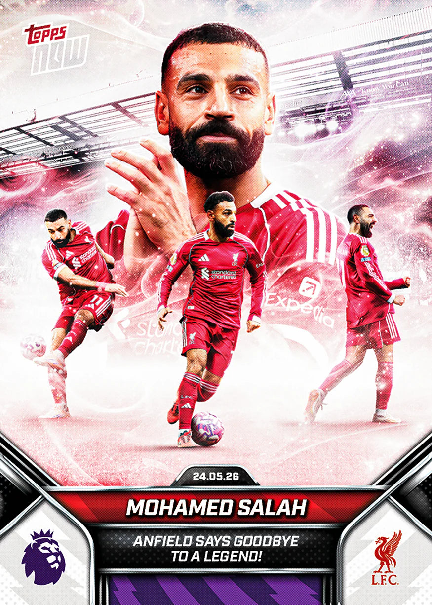 [6/2限時預購] Mohamed Salah - 2025-26 Premier League Topps NOW® - Card 203