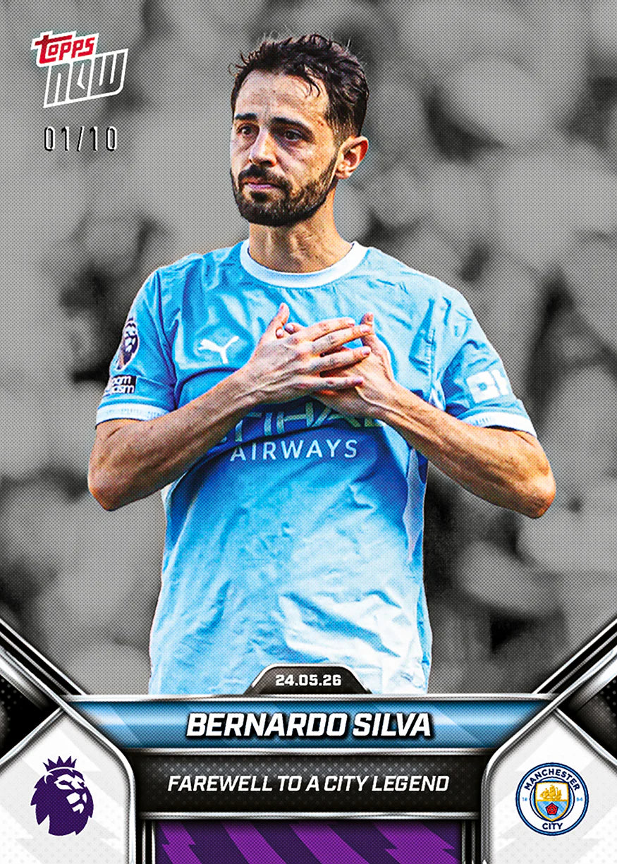 [6/2限時預購] Bernardo Silva - 2025-26 Premier League Topps NOW® - Card 202