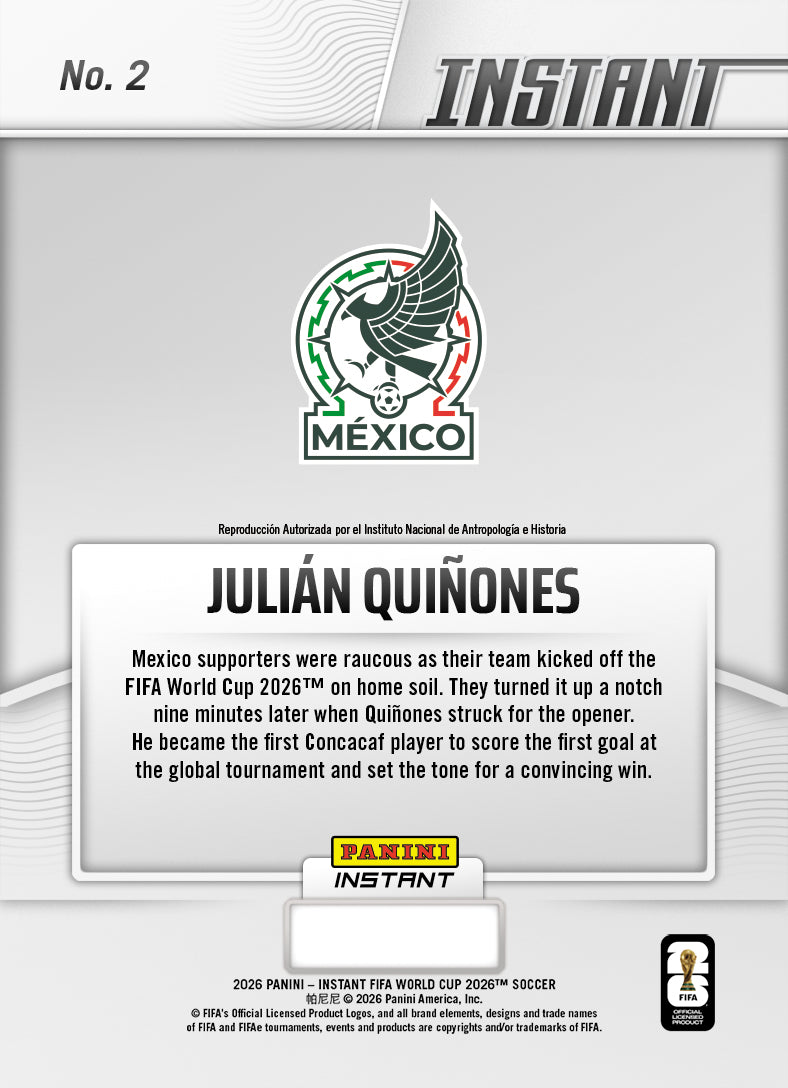 Julian Quinones - 2026 Panini Instant FIFA World Cup 2026™ #2