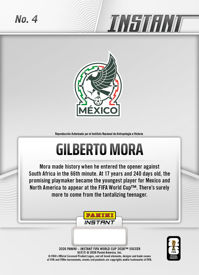 Gilberto Mora - 2026 Panini Instant FIFA World Cup 2026™ #4