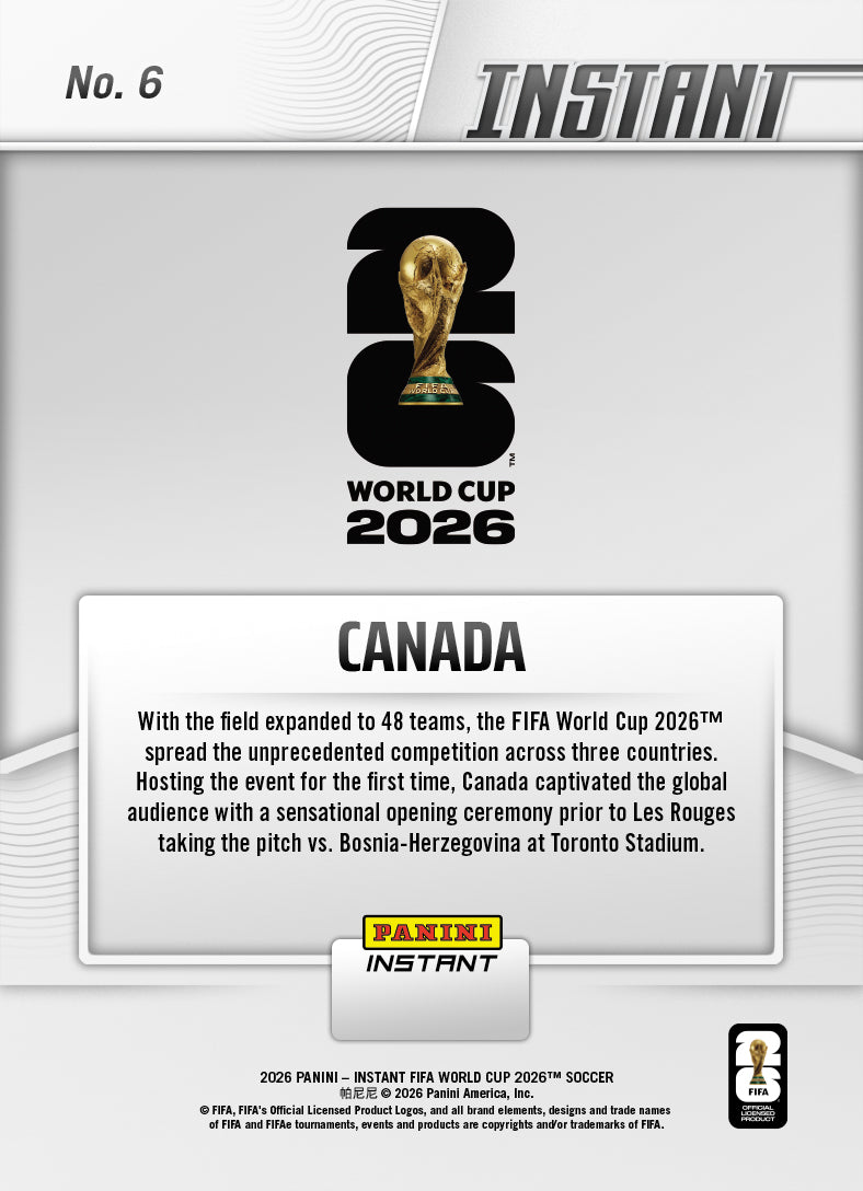 Canada - 2026 Panini Instant FIFA World Cup 2026™ #6