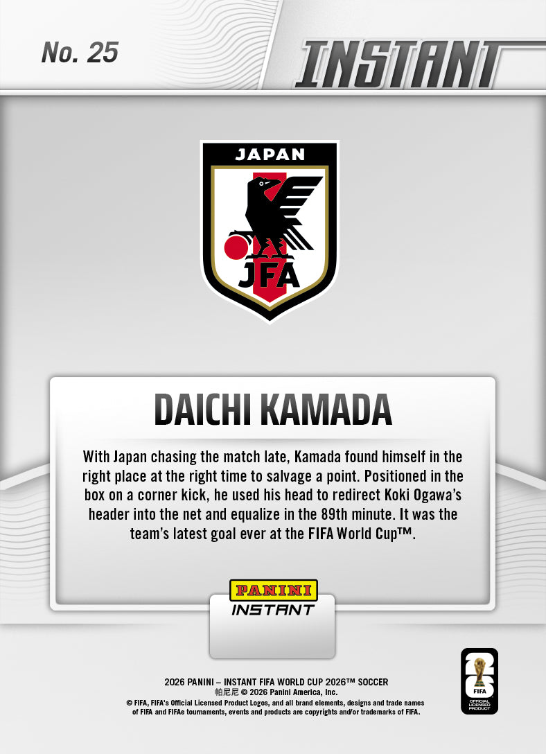 Daichi Kamada - 2026 Panini Instant FIFA World Cup 2026™ #25