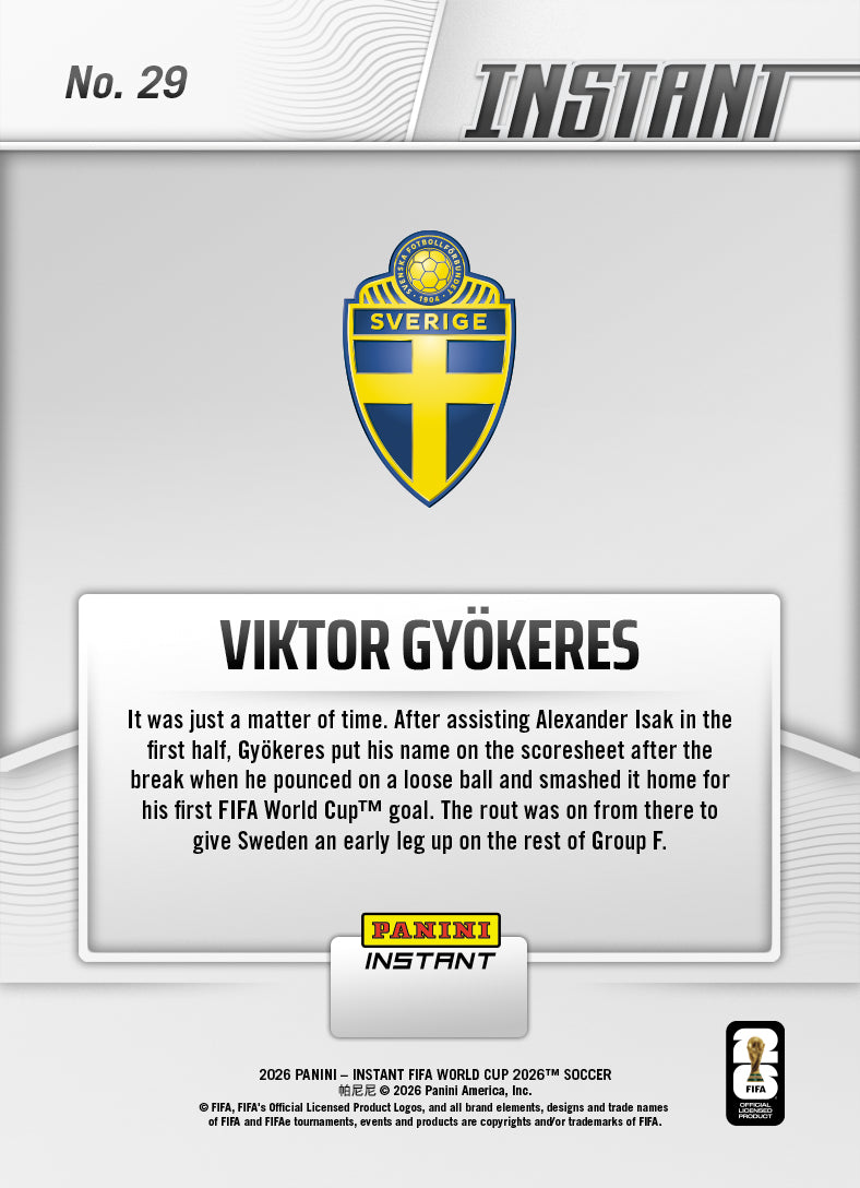 Viktor Gyokores - 2026 Panini Instant FIFA World Cup 2026™ #29