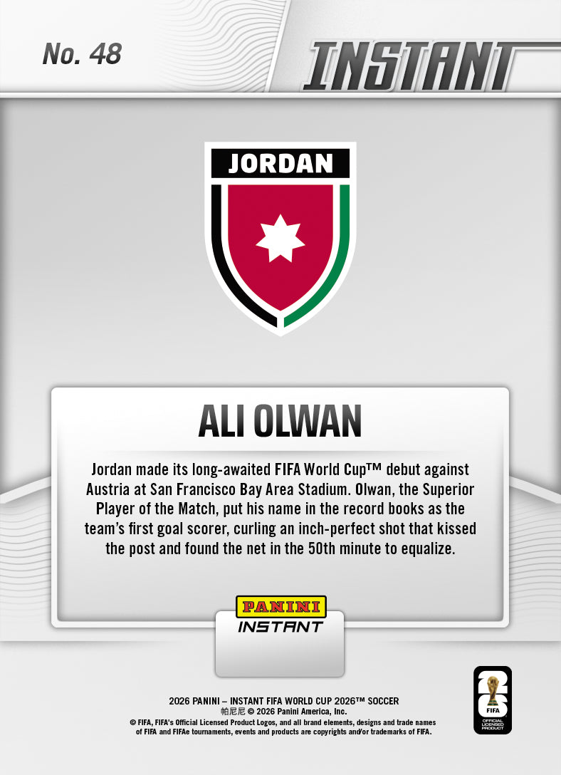 Ali Olwan - 2026 Panini Instant FIFA World Cup 2026™ #48