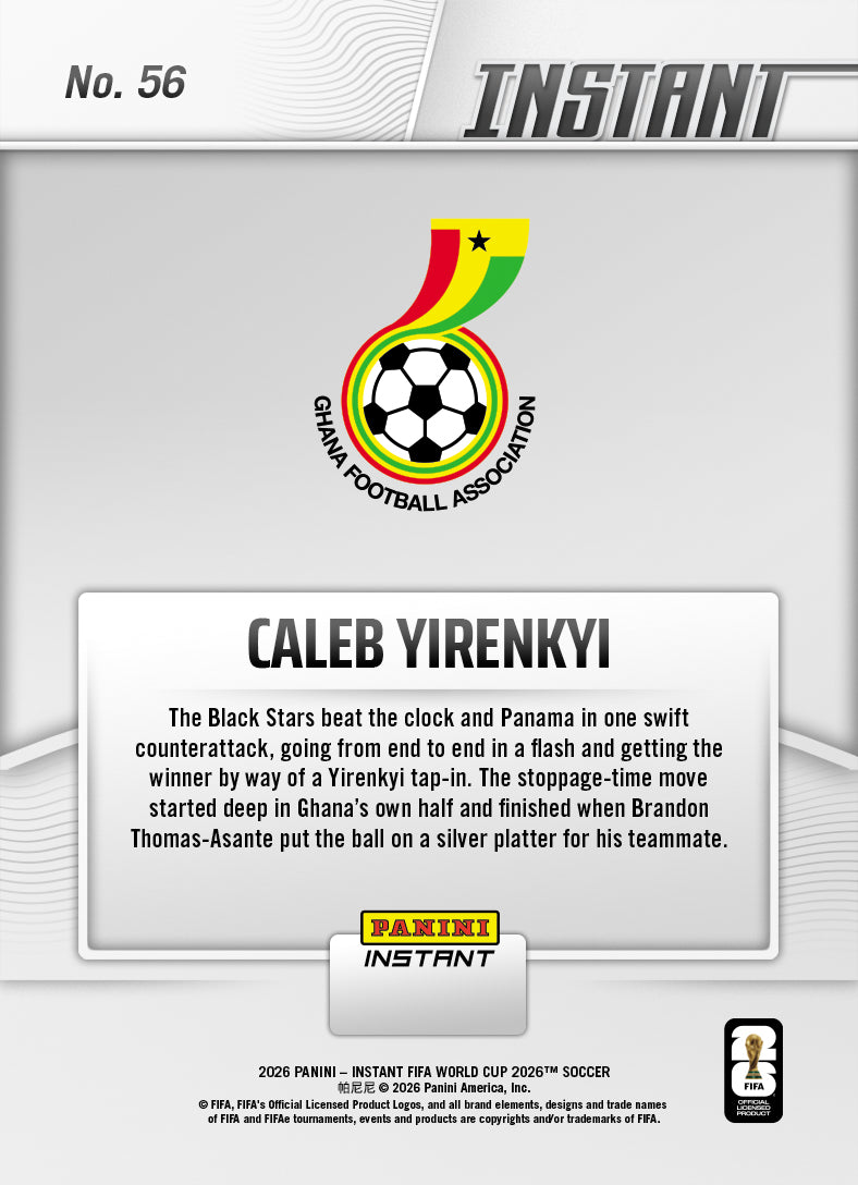 Caleb Yirenkyi - 2026 Panini Instant FIFA World Cup 2026™ #56
