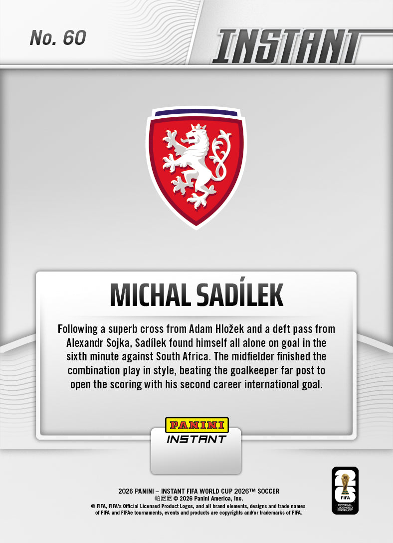 Michal Sadilek - 2026 Panini Instant FIFA World Cup 2026™ #60