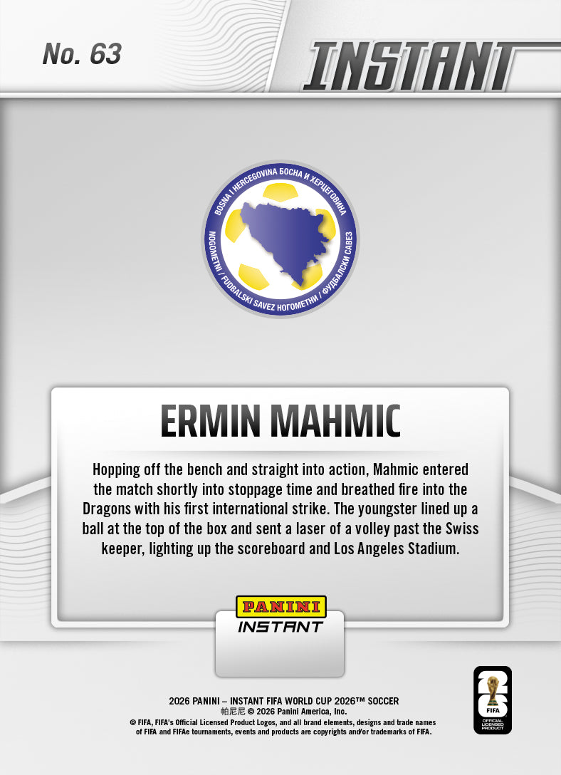 Ermin Mahmic - 2026 Panini Instant FIFA World Cup 2026™ #63