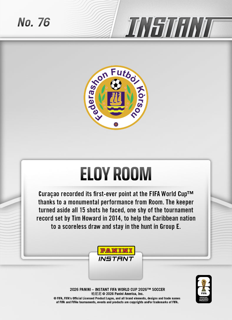 Eloy Room - 2026 Panini Instant FIFA World Cup 2026™ #76