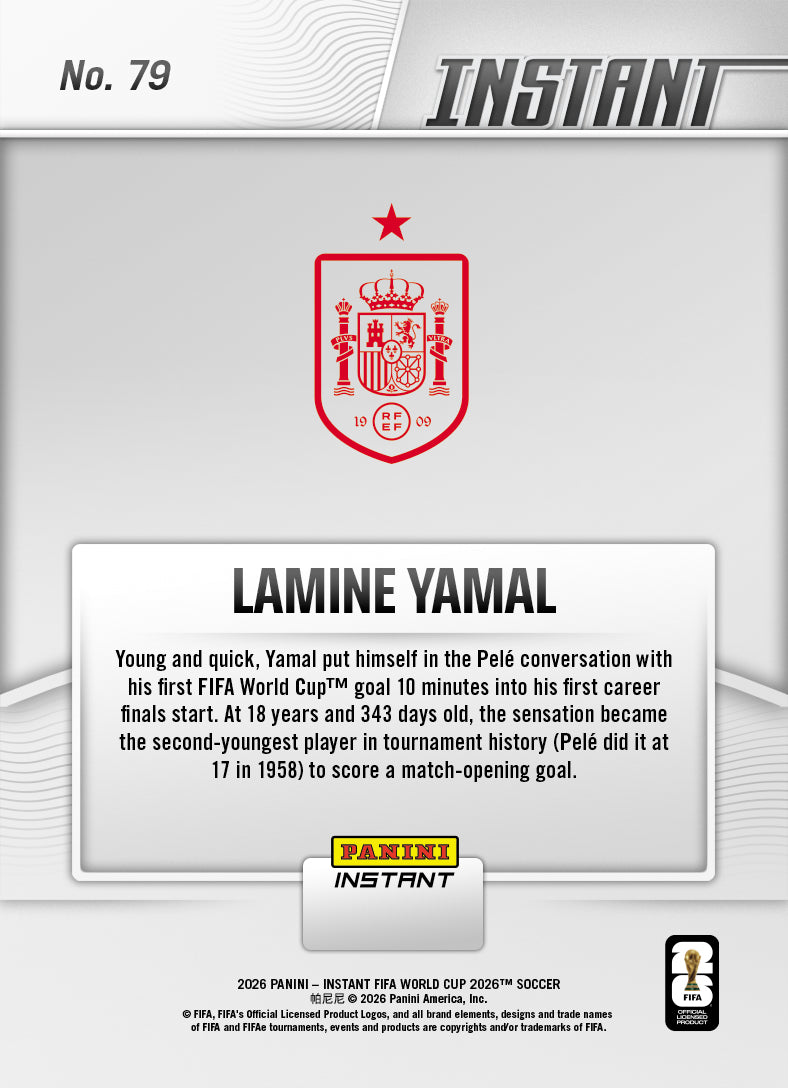 Lamine Yamal - 2026 Panini Instant FIFA World Cup 2026™ #79
