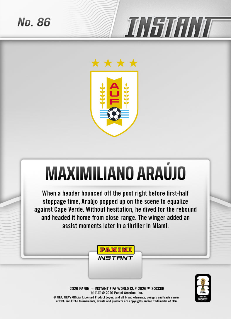 Maxi Araujo - 2026 Panini Instant FIFA World Cup 2026™ #86