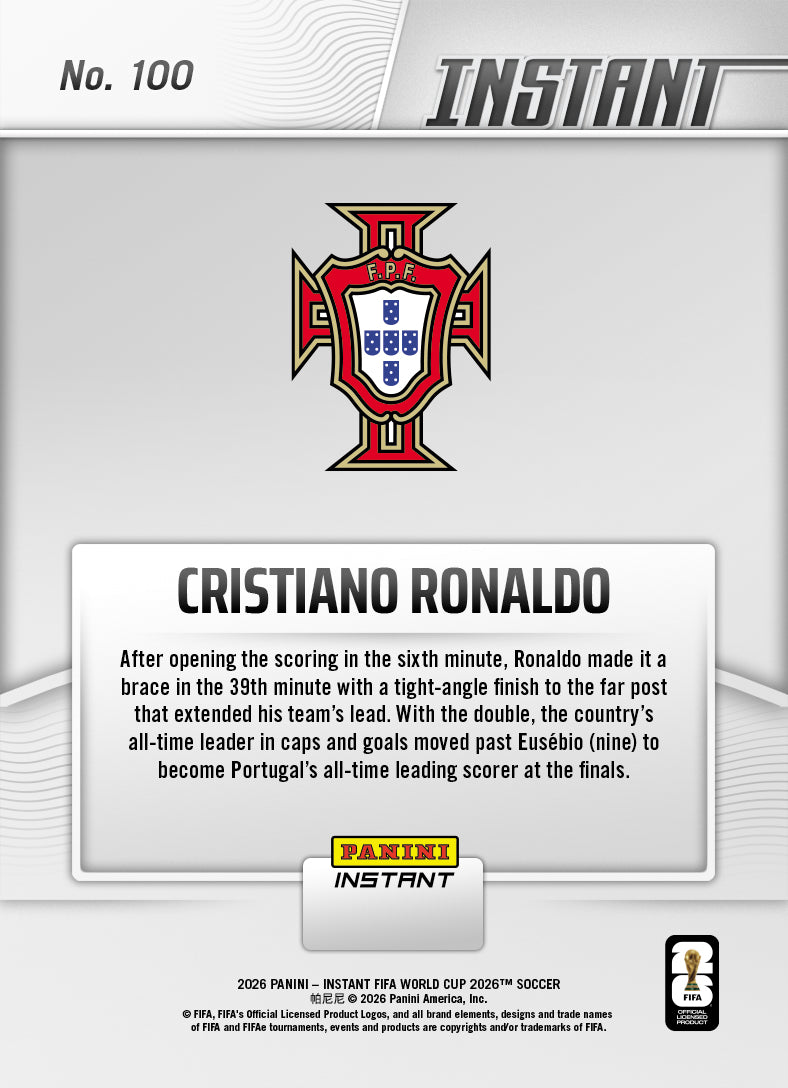 Cristiano Ronaldo - 2026 Panini Instant FIFA World Cup 2026™ #100