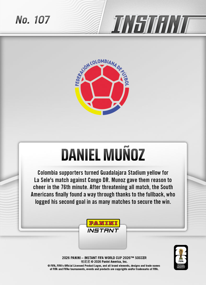 Daniel Munoz - 2026 Panini Instant FIFA World Cup 2026™ #107