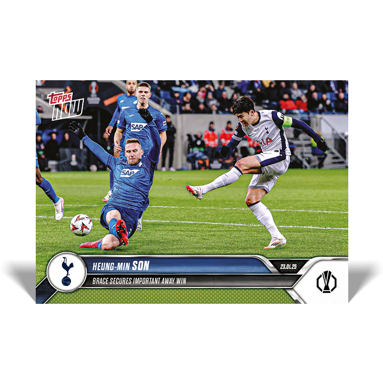ToppsNow | Son Heung-min | Brace secures important away win - 24/25 UEL | Card 13