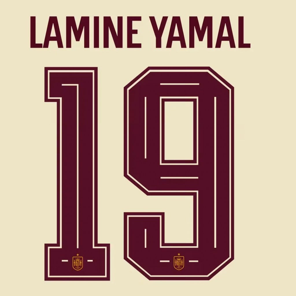 西班牙 2026 背號組 | Spain 2026 Nameset
