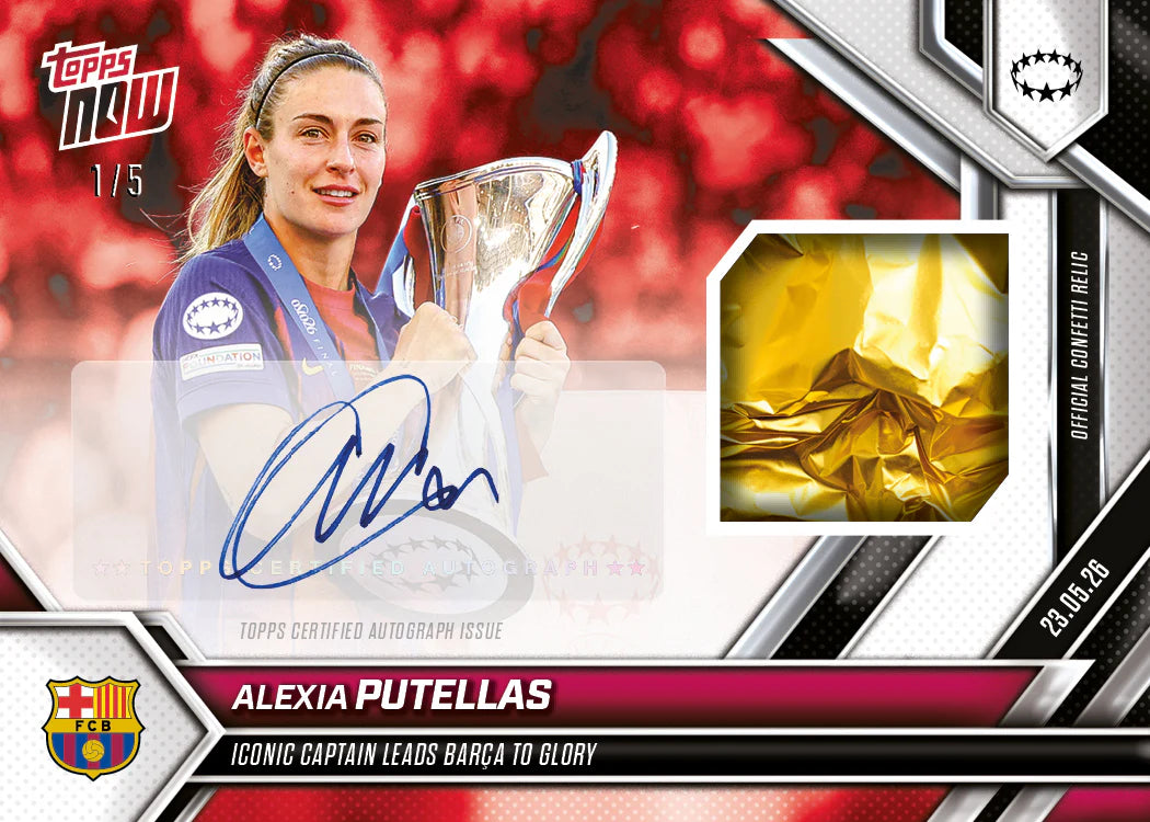 [6/2限時預購] Alexia Putellas - 2025-26 UWCL Topps NOW® - Card 31