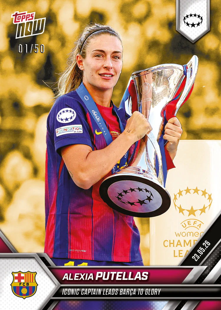 [6/2限時預購] Alexia Putellas - 2025-26 UWCL Topps NOW® - Card 31