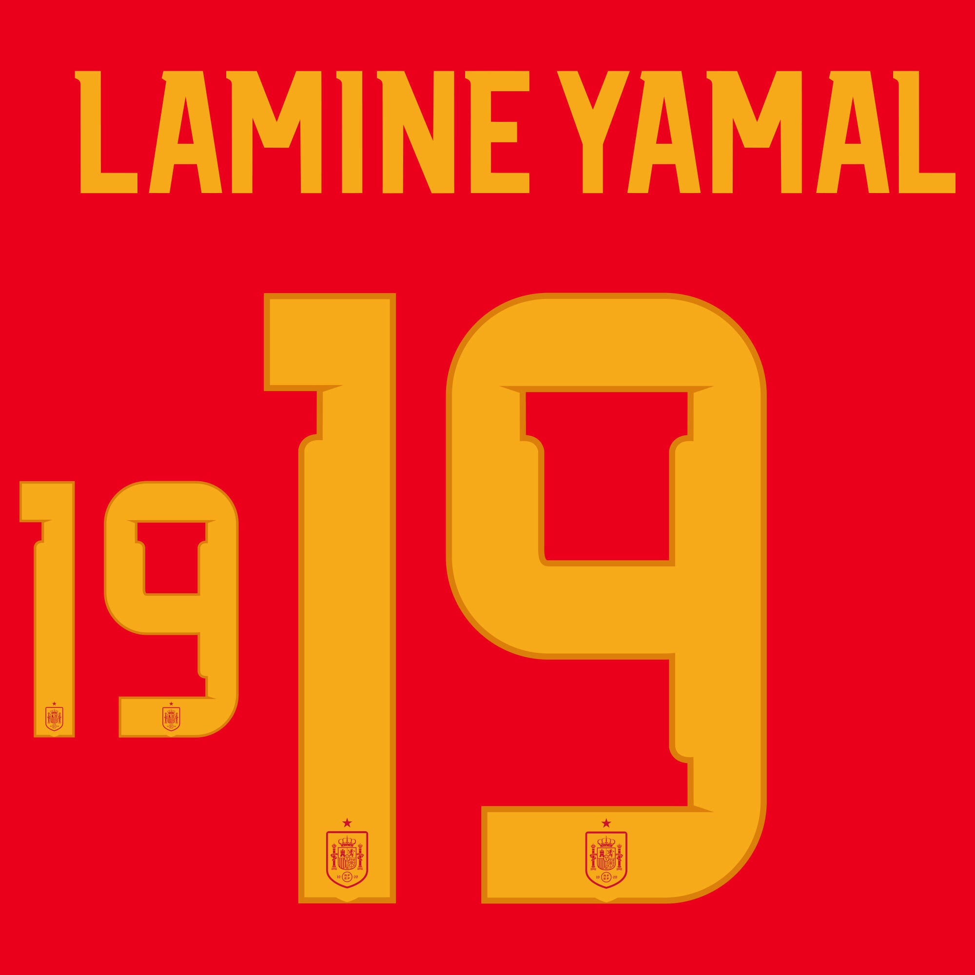 西班牙 2026 背號組 | Spain 2026 Nameset