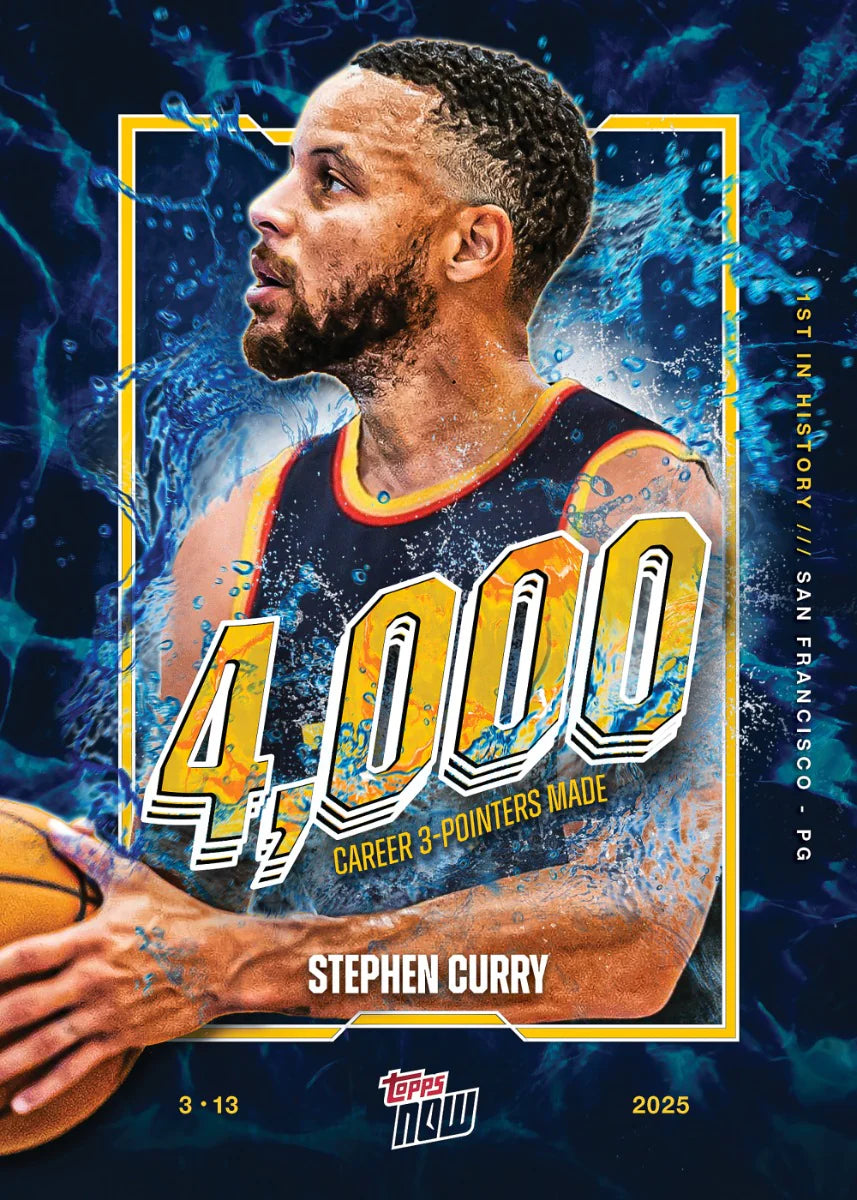 ToppsNow | Steph Curry | 2024-25 Basketball | Card 13