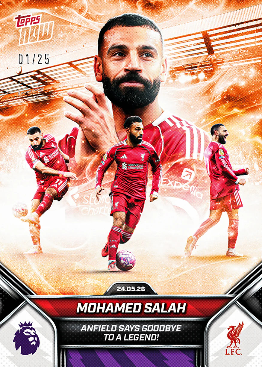 [6/2限時預購] Mohamed Salah - 2025-26 Premier League Topps NOW® - Card 203