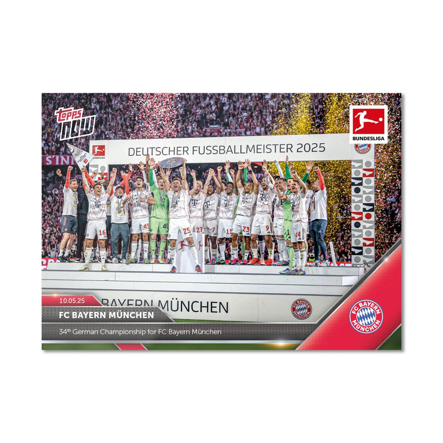 ToppsNow | FC Bayern München | 2024-25 Bundesliga | Card 188