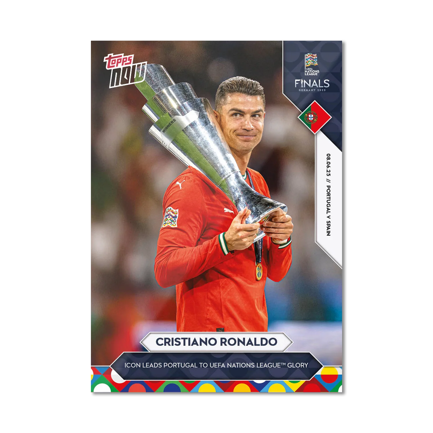 ToppsNow | Cristiano Ronaldo | 2025 UEFA Nations League | Card 7