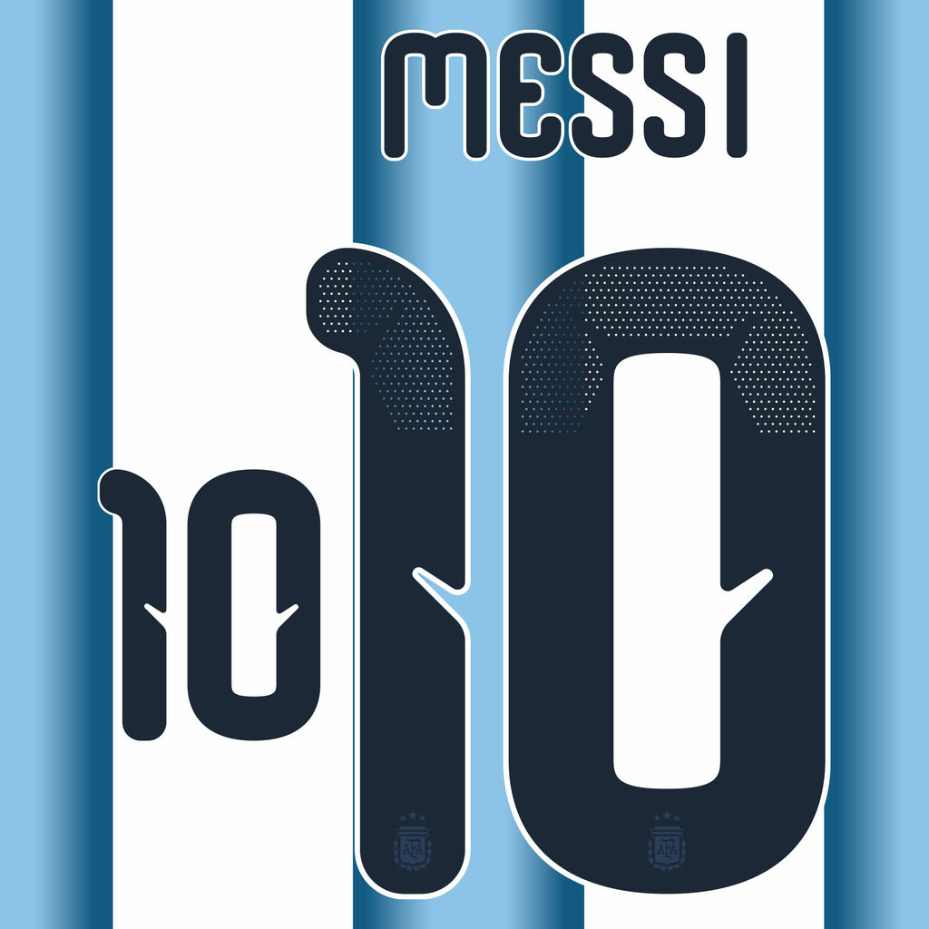 阿根廷 2026 背號組 | Argentina 2026 Nameset