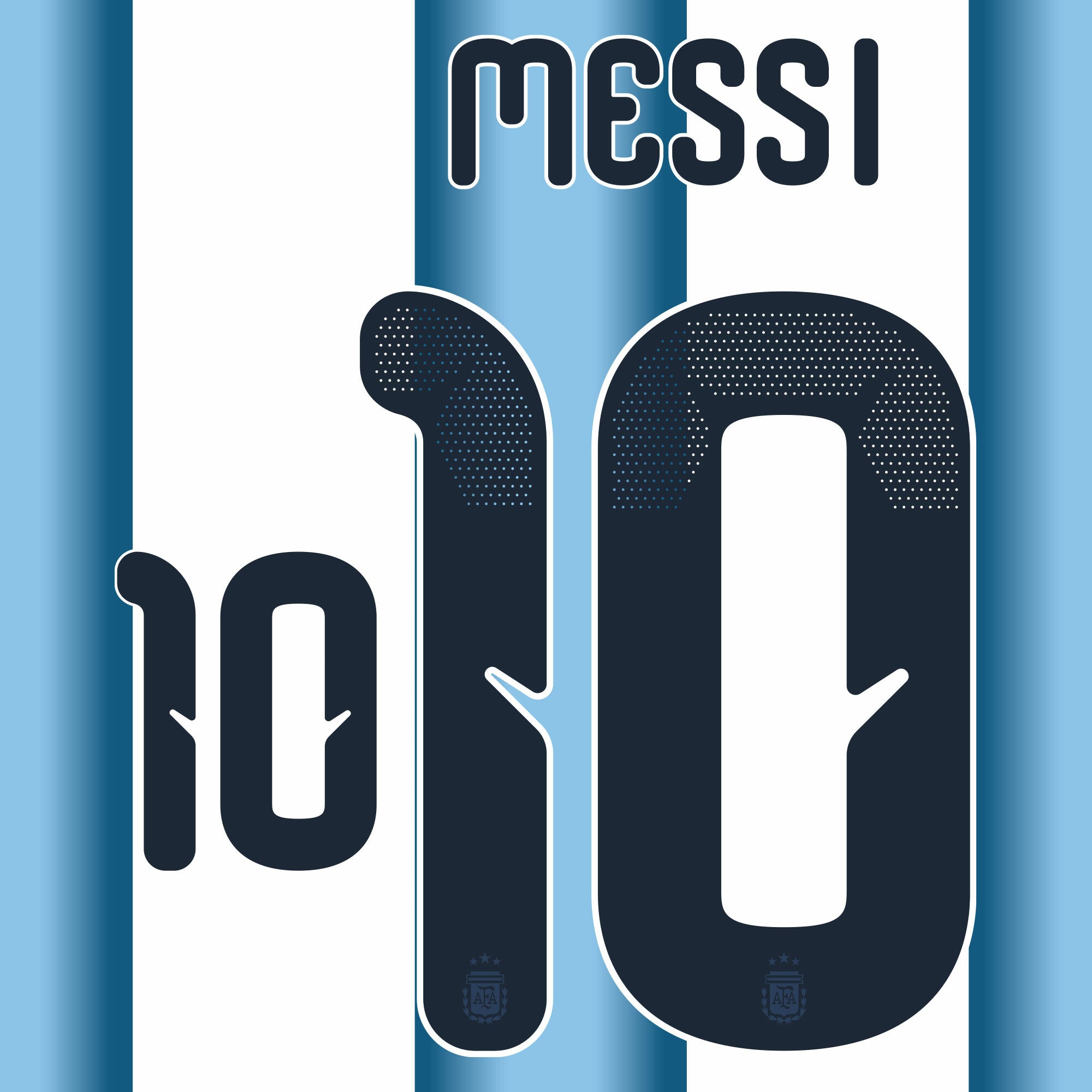 阿根廷 2026 背號組 | Argentina 2026 Nameset