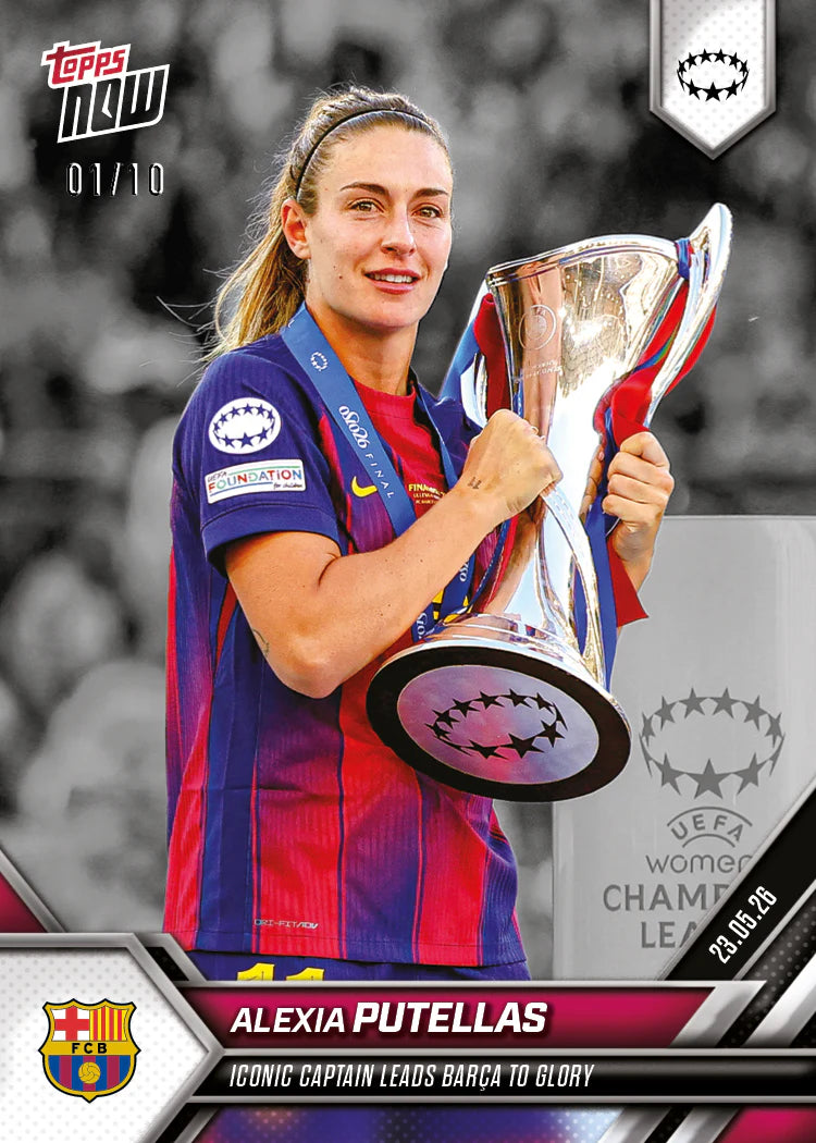 [6/2限時預購] Alexia Putellas - 2025-26 UWCL Topps NOW® - Card 31