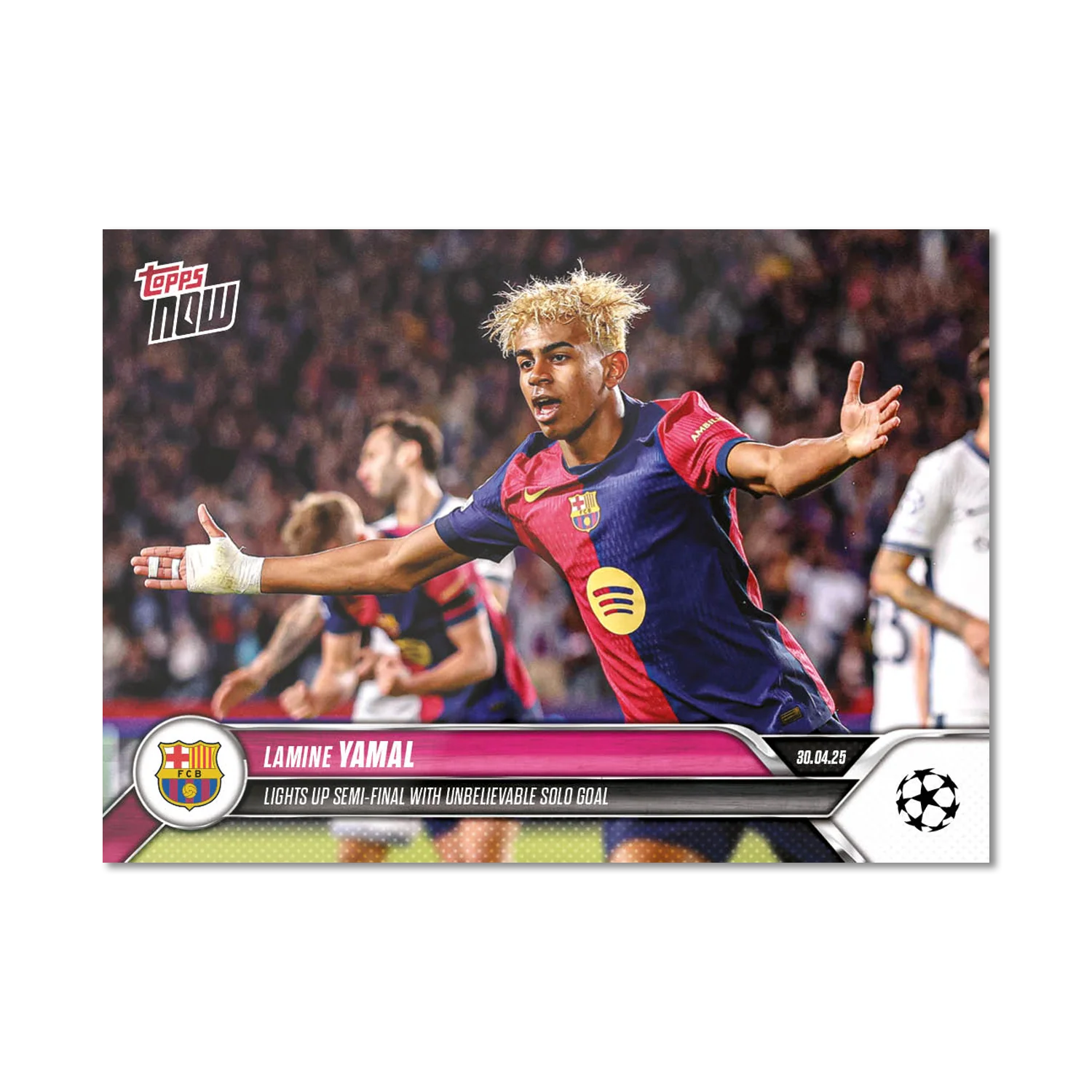 ToppsNow | Lamine Yamal | 2024-25 UCL | Card 148