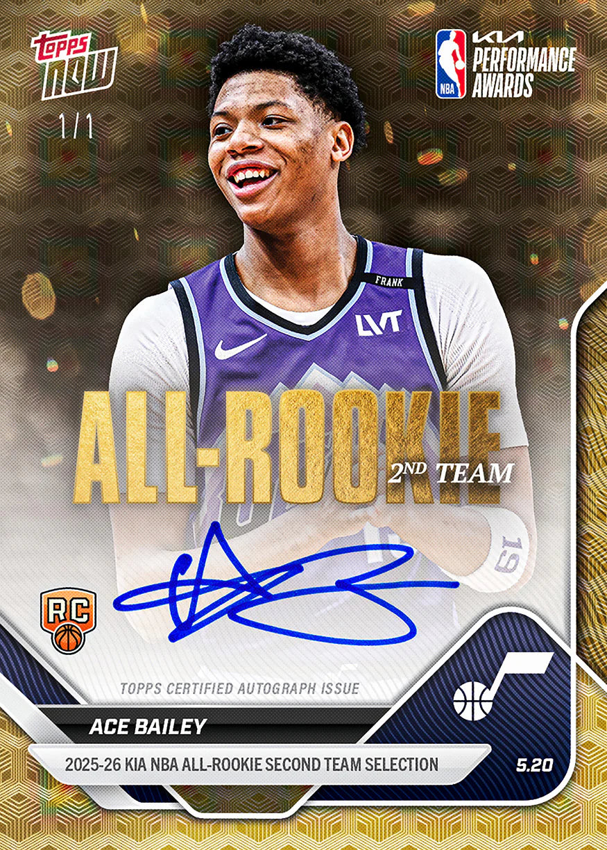 [5/23限時預購] 2025-26 NBA Topps NOW All Rookie
