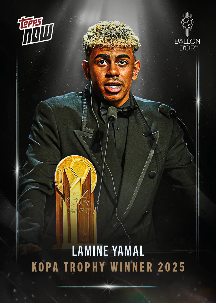 ToppsNow | Lamine Yamal | 2025 Ballon d'Or | Card 6