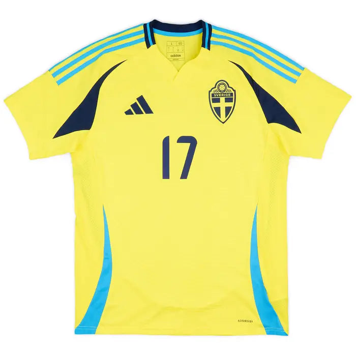 2024-25 Sweden Home Shirt + Gyokeres