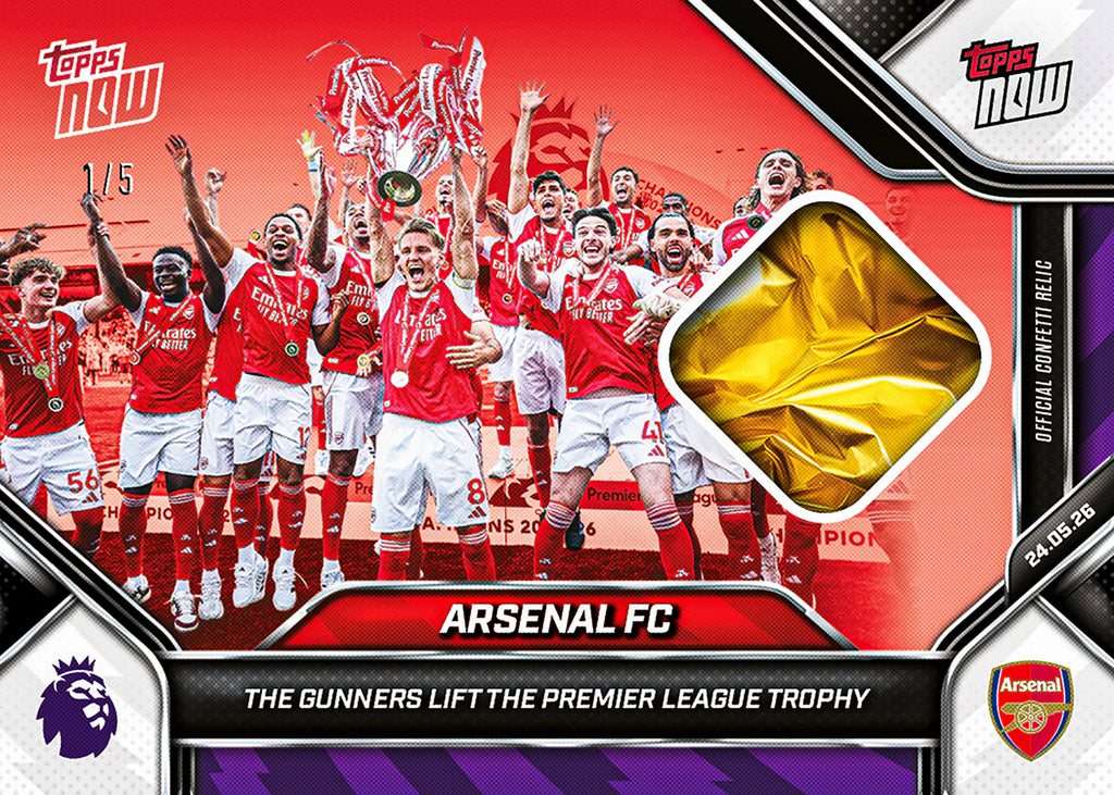 [6/2限時預購] Arsenal FC - 2025-26 Premier League Topps NOW® - Card 200